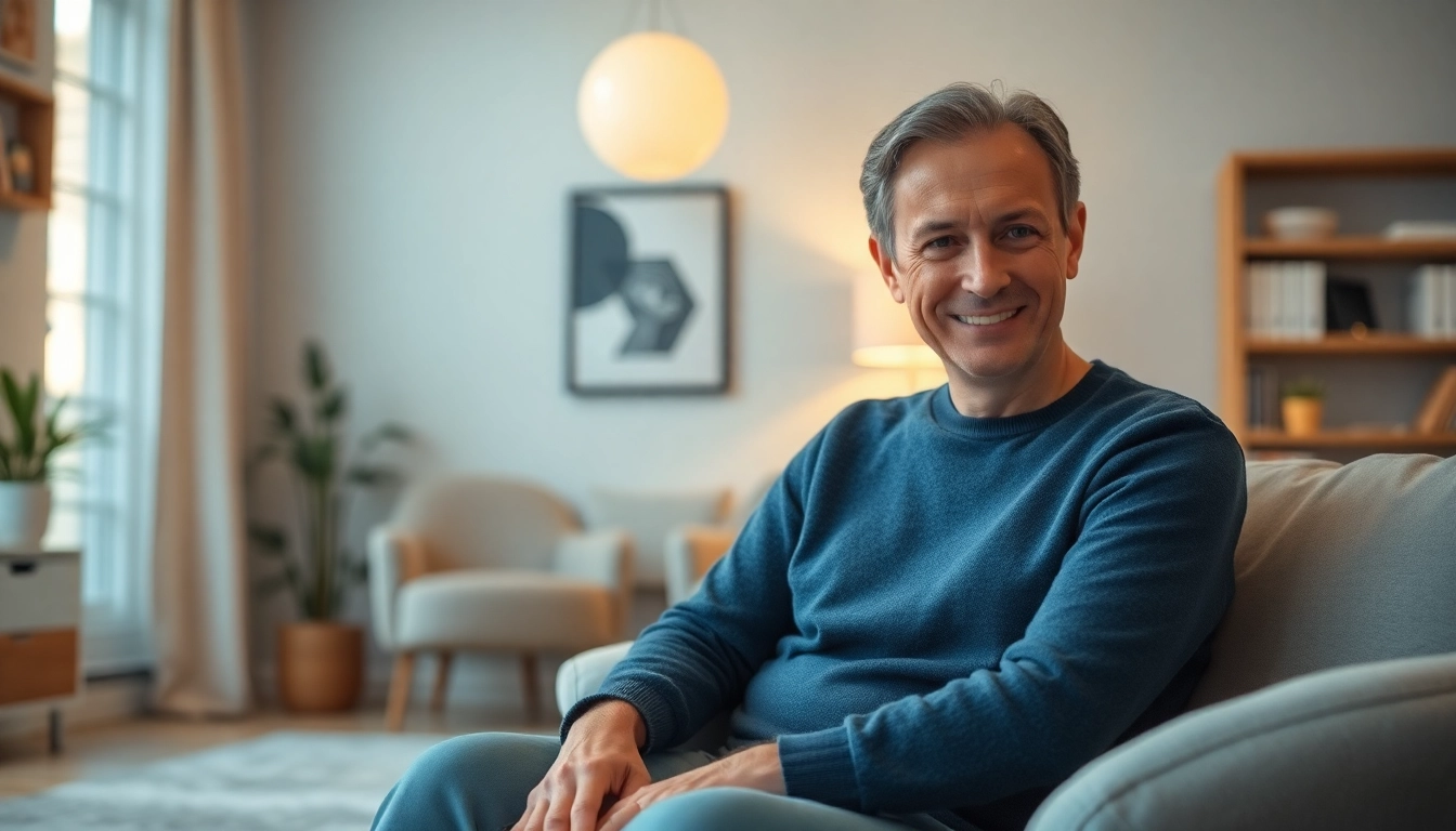 Psychoterapia Lublin session with a caring psychotherapist providing supportive therapy in a comfortable office environment.