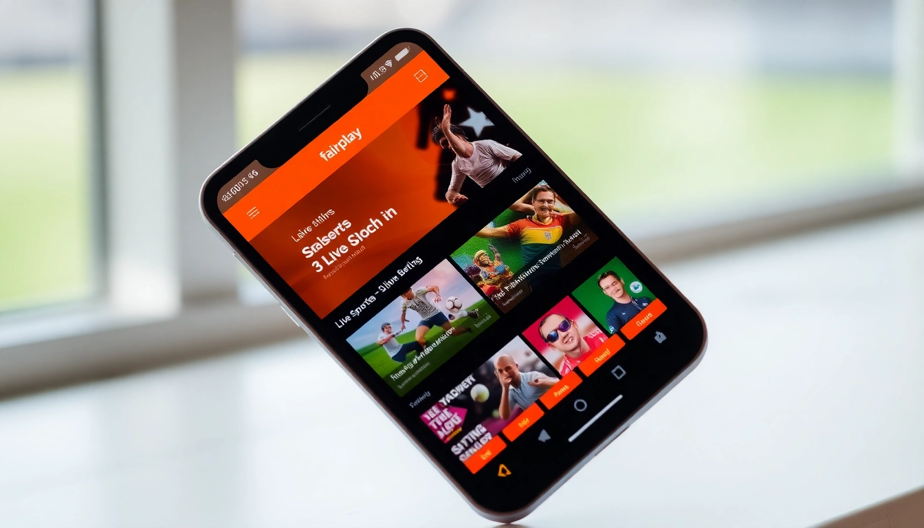 Screenshot of the fairplay app showcasing live sports betting, vibrant interface, user-friendly layout, accessible for Indian users.