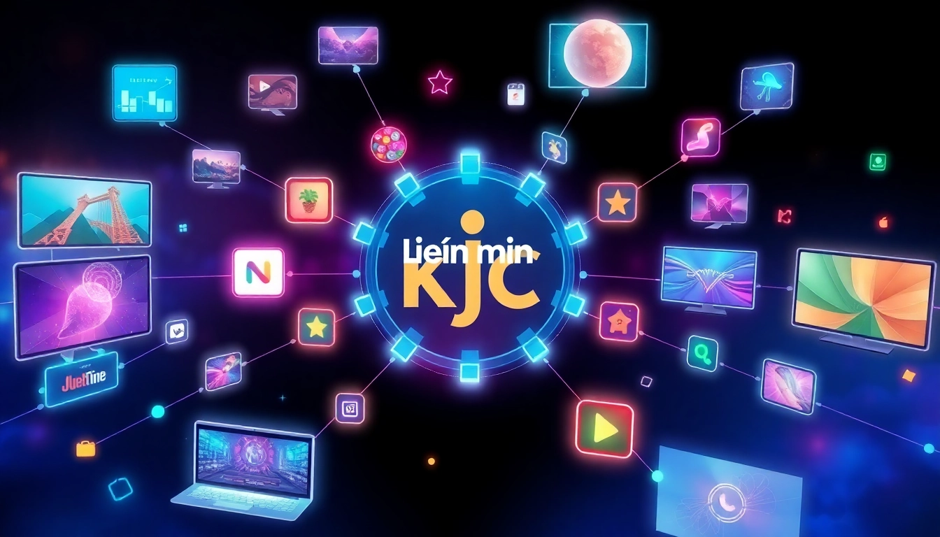 Lien minh KJC connects global entertainment platforms with innovative technology in a vibrant