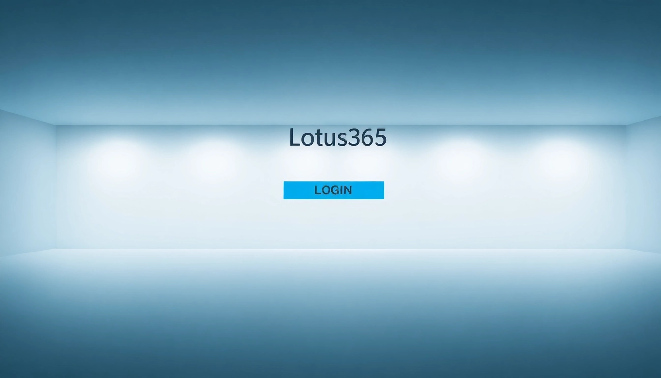 Secure Lotus365 Login screen with user-friendly interface and prominent login button for easy access