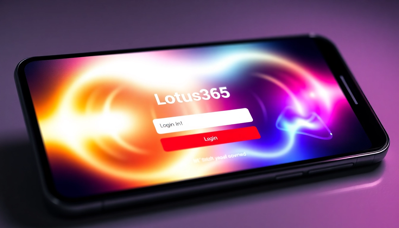 Seamless Lotus365 login page on mobile device, highlighting secure access to Indian betting platform, user-friendly interface, and vibrant visuals for quick access.