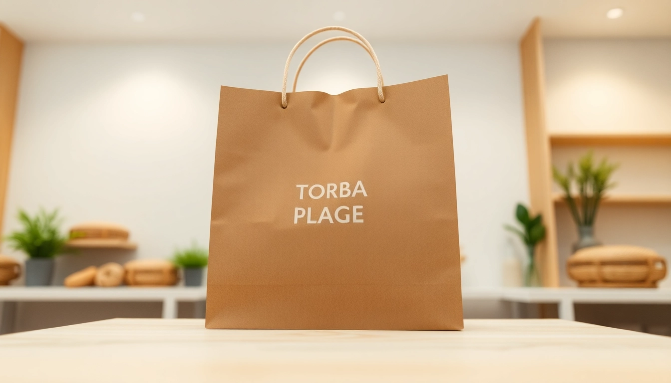 High-quality torba papierowa being packed with fresh bakery products, showcasing durability and