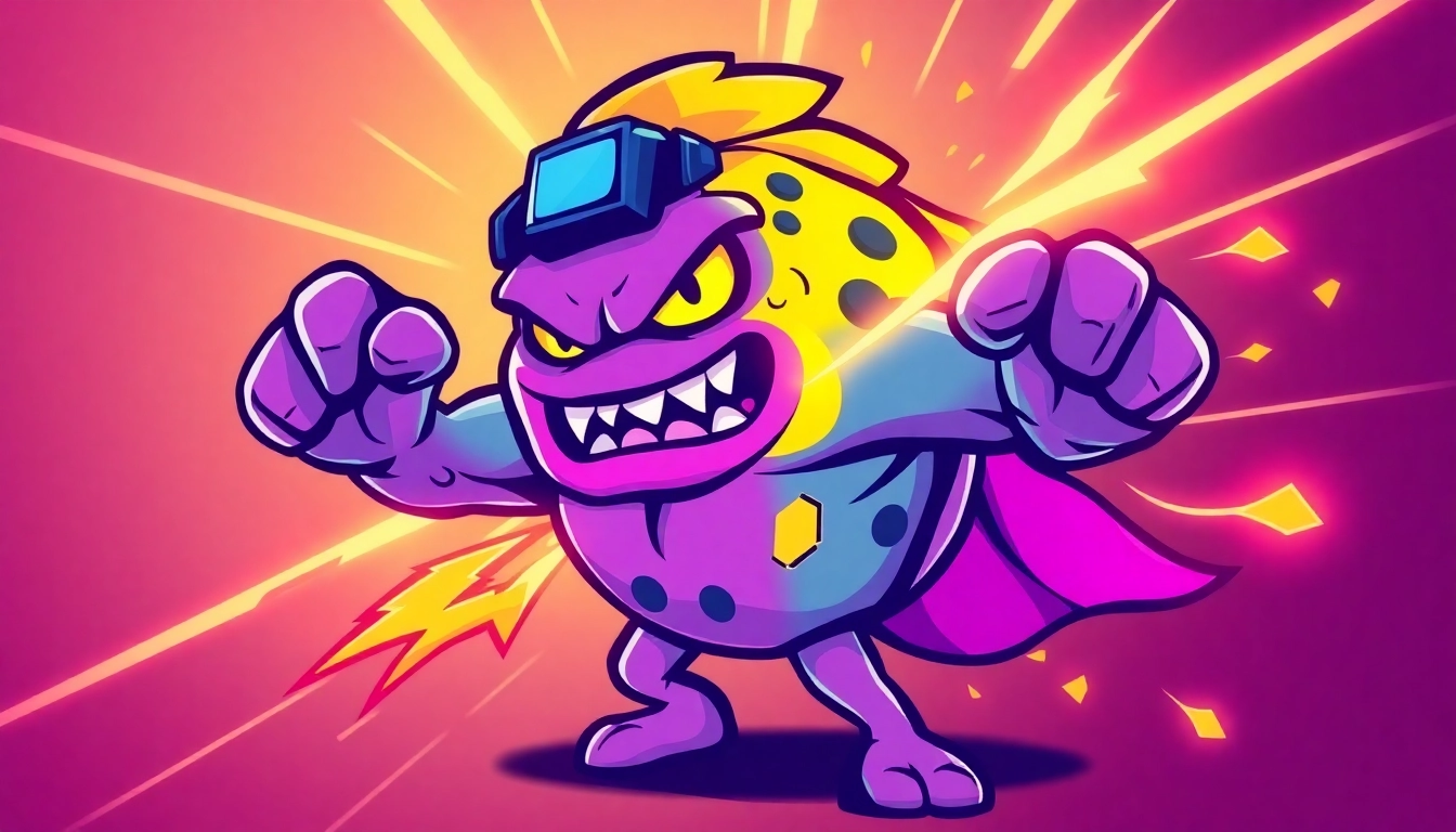 Bold illustration of Angry Pepe Token mascot empowering community and highlighting Gamblefi